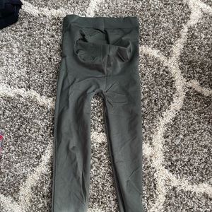 Blanqi maternity leggings army green medium nwot